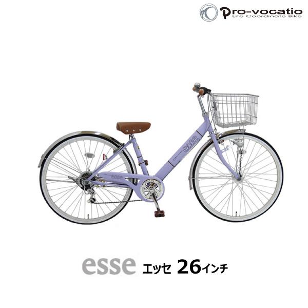 ジュニア 子供 自転車 おしゃれ プローウォカティオ エッセ 26インチ 6段変速 Pv266es A マカロンラベンダー 年モデル Baa Ledオートライト 女の子 男の子 Pv266 Es A Zp 自転車dプラス 通販 Yahoo ショッピング