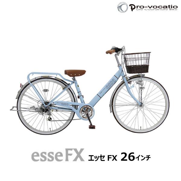 ジュニア 子供 自転車 おしゃれ プローウォカティオ エッセ 26インチ 6段変速 Pv266esfx A マカロンブルー 年モデル Baa Ledオートライト 女の子 男の子 Pv266esfx A Zv 自転車dプラス 通販 Yahoo ショッピング