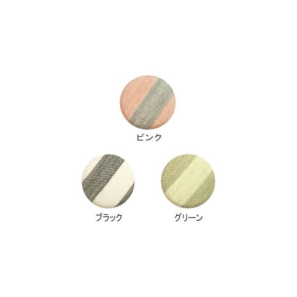 ファブリック バッジ 麻ストライプ Sサイズ dplus arts