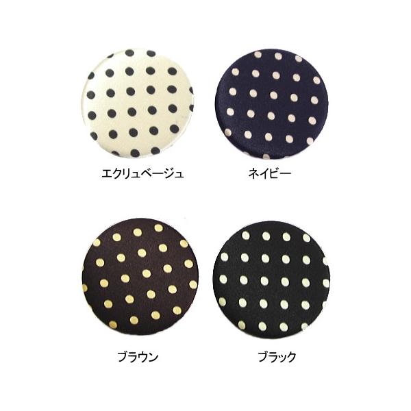 ファブリック バッジ ドット シルクコットン Lサイズ dplus arts