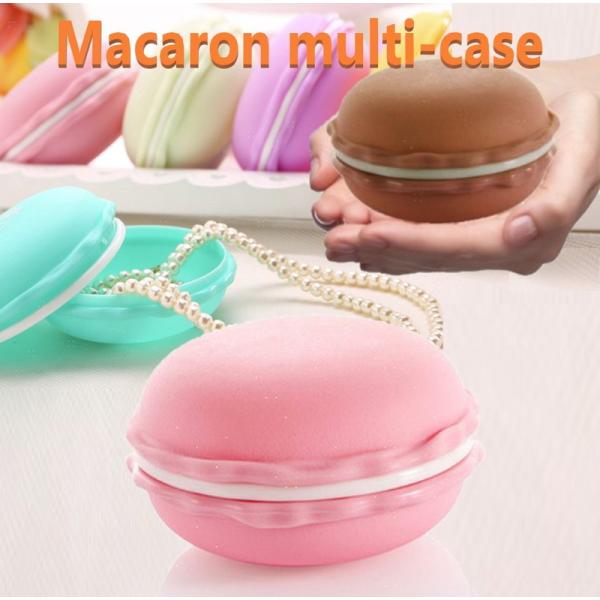 マッシュル　マルチケース　アベル　マカロン Cute☆ マカロン型 マルチケース 【ピンク】 マカロン ケース 小物入れ