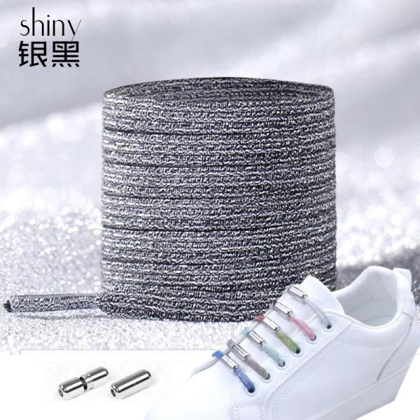 【仕様】・靴ひも長さ: 約100cm　　・セット内容・靴紐＋シルバー金具パーツ（左右1足分）【カラー】画像1枚目のカラーです。