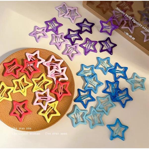 星型 ヘアピン 10個セット ヘアクリップ 可愛い お灑落