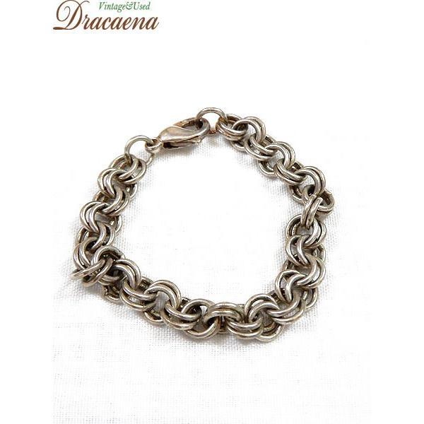 古着 雑貨 2重 鎖 デザイン ブレスレット 925 スターリング シルバー アクセサリー 雑貨 古着 18gjl21i 古着屋ドラセナyahoo ショップ 通販 Yahoo ショッピング