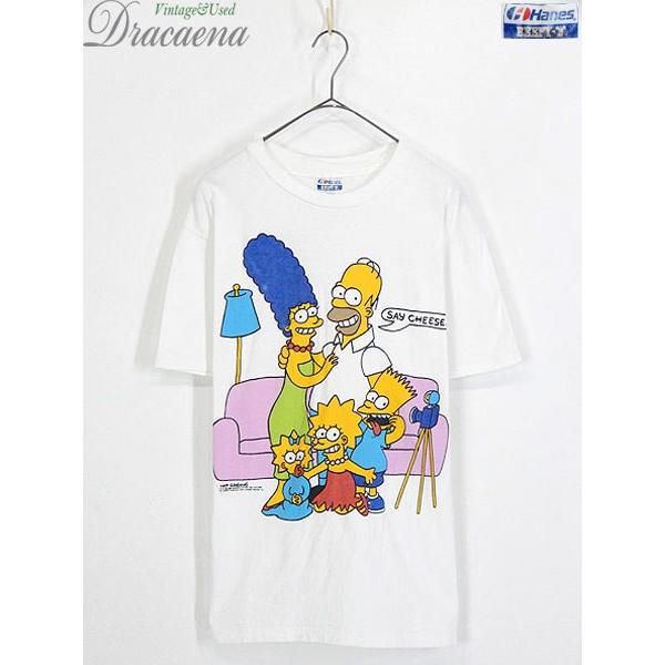 古着 Tシャツ 90s Usa製 The Simpsons シンプソンズ ファミリー キャラクター Tシャツ 白 L 古着 18jn17l 古着屋ドラセナyahoo ショップ 通販 Yahoo ショッピング
