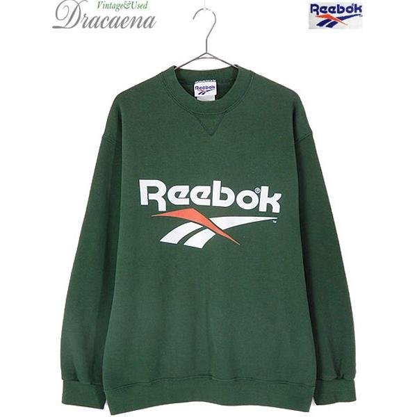 古着 スウェット 90s Usa製 Reebok リーボック Big ロゴ 前v スウェット トレーナー 緑 L 古着 19ap10l 古着屋ドラセナyahoo ショップ 通販 Yahoo ショッピング