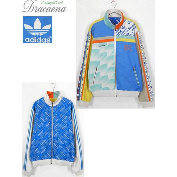 古着 ジャケット Adidas アディダス レア C タグ パッチワーク クレイジー リバーシブル ジャケット ブルゾン Xl 古着 19jl27r 古着屋ドラセナyahoo ショップ 通販 Yahoo ショッピング