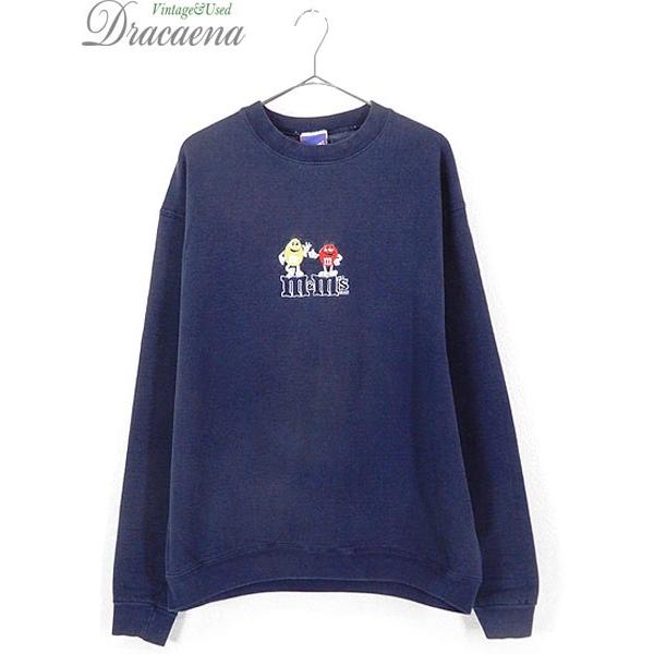 古着 スウェット 90s M M S エム エムズ チョコレート 刺しゅう キャラクター スウェット トレーナー Xl 古着 19no04m 古着屋ドラセナyahoo ショップ 通販 Yahoo ショッピング