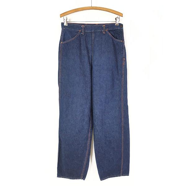 古着 50s Ufoリベット 濃紺 ライトオンス デニム ランチ パンツ W30 L28 古着 au18f 古着屋ドラセナyahoo ショップ 通販 Yahoo ショッピング