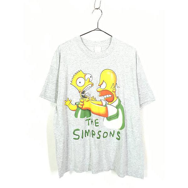 古着 90s The Simpsons シンプソンズ バート ホーマー シュール キャラ Tシャツ Xl 古着 21ap11zd 古着屋ドラセナyahoo ショップ 通販 Yahoo ショッピング