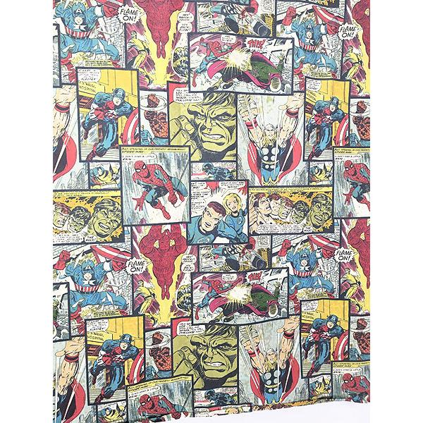 雑貨 古着 00s Marvel アメコミ キャラクター 総柄 ベッドシーツ カバー ファブリック 古着 21gap28w 古着屋ドラセナyahoo ショップ 通販 Yahoo ショッピング