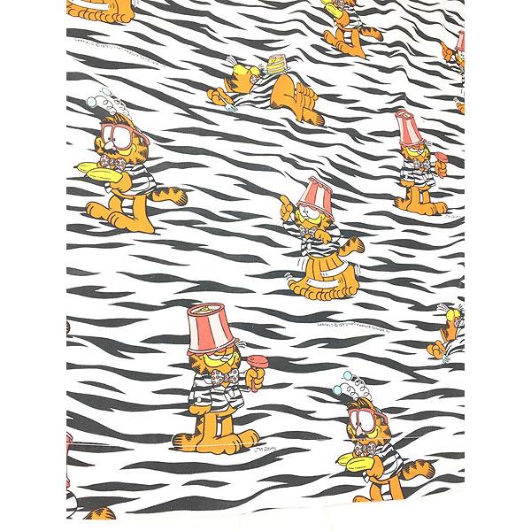 雑貨 古着 Usa製 Garfield ガーフィールド ゼブラ 総柄 キャラクター ベッドシーツ カバー Twin ファブリック 古着 21gja22zzr 古着屋ドラセナyahoo ショップ 通販 Yahoo ショッピング