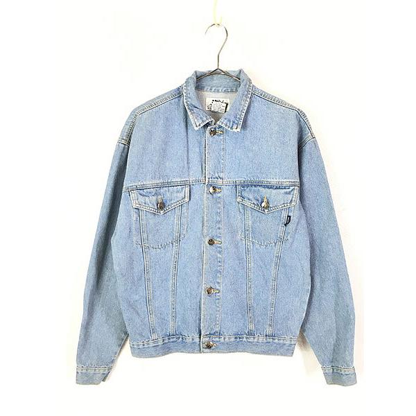 レディース 古着 90s Disney Mickey ミッキー 3rdタイプ アイス ブルー デニム ジャケット Gジャン S 古着 21lap06q 古着屋ドラセナyahoo ショップ 通販 Yahoo ショッピング