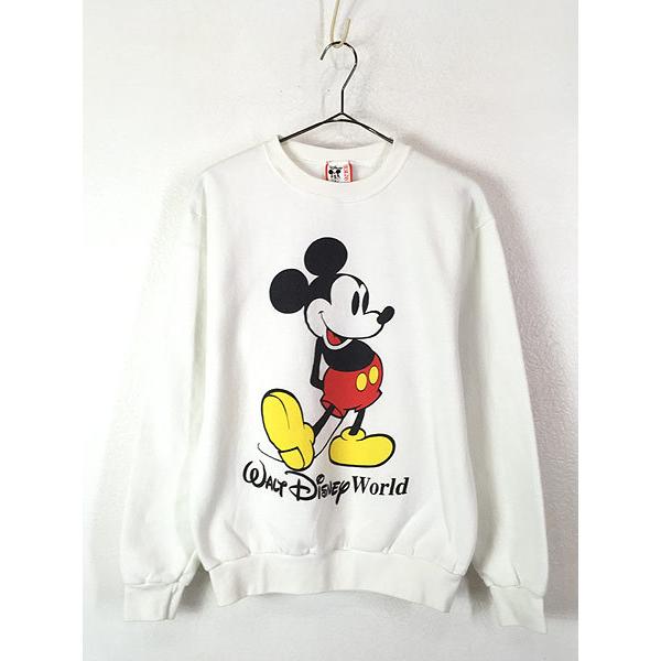 レディース 古着 90s USA製 Disney Mickey ミッキー キャラクター