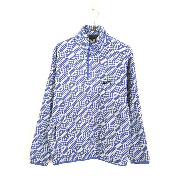 古着 98s USA製 Patagonia 幾何学模様 総柄 スナップT シンチラ