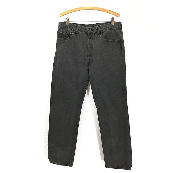 古着 90s USA製 Levi's 501 ブラック デニム パンツ ジーンズ