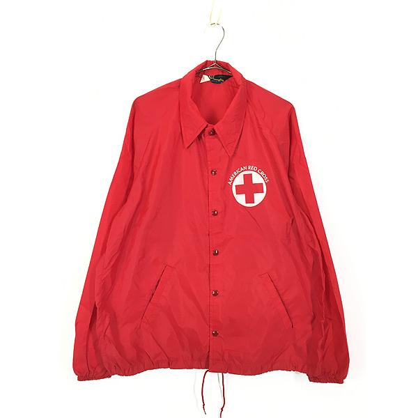 古着 70s USA製 Champion 「American Red Cross」 赤十字 ナイロン 