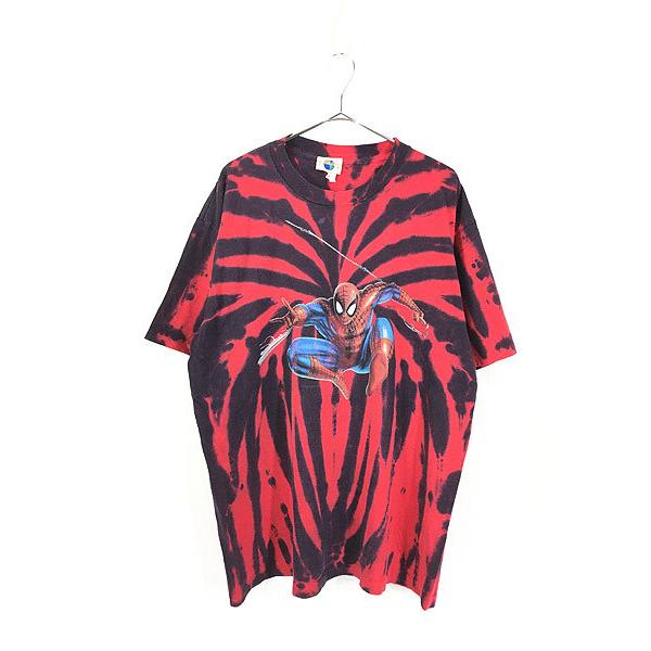 P*O様 90S DELTA spider man スパイダーマン Tシャツ X VINTAGE 1999 SPIDER-MAN SHIRT marvel comics spiderman venom