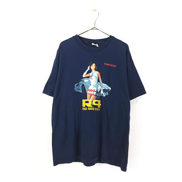 古着 90s namco 「R4 RIDGE RACER TYPE4」 PlayStation テレビ ゲーム Tシャツ XL 古着  :22jl12t:古着屋ドラセナYahoo!ショップ - 通販 - Yahoo!ショッピング