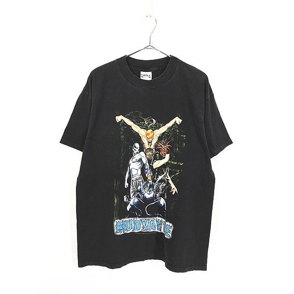古着 00s MUDVAYNE マッドヴェイン ヘヴィ メタル ロック バンド T 