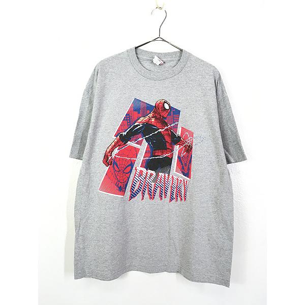 古着 00s MARVEL SPIDER MAN スパイダーマン 「BRAVERY」 アメコミ T