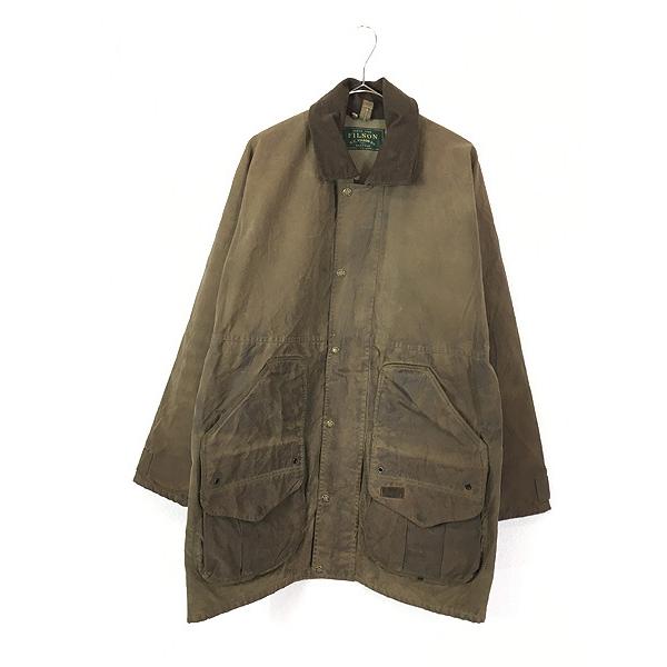 古着 00s USA製 FILSON オイルド ワックス ハンティング ジャケット M 