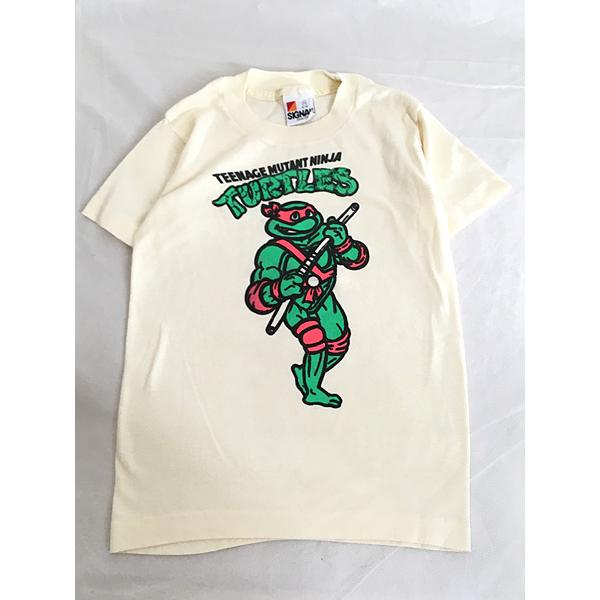 キッズ 古着 90s USA製 ミュータント タートルズ キャラクター Tシャツ 