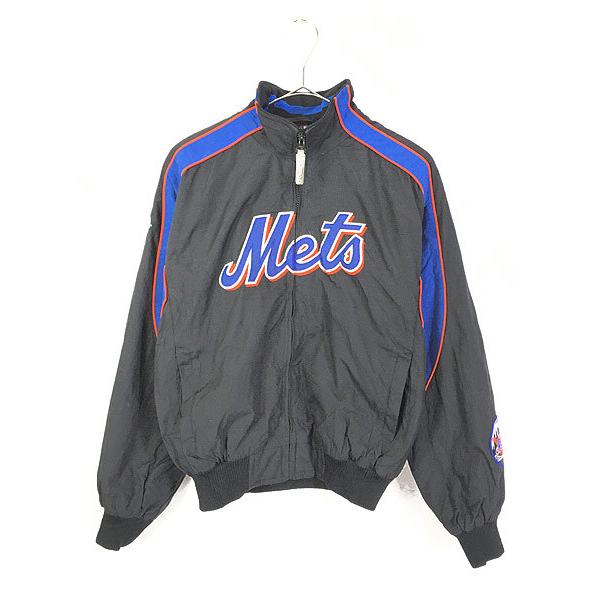 キッズ 古着 Majestic MLB ニューヨーク メッツ ナイロン ジャケット