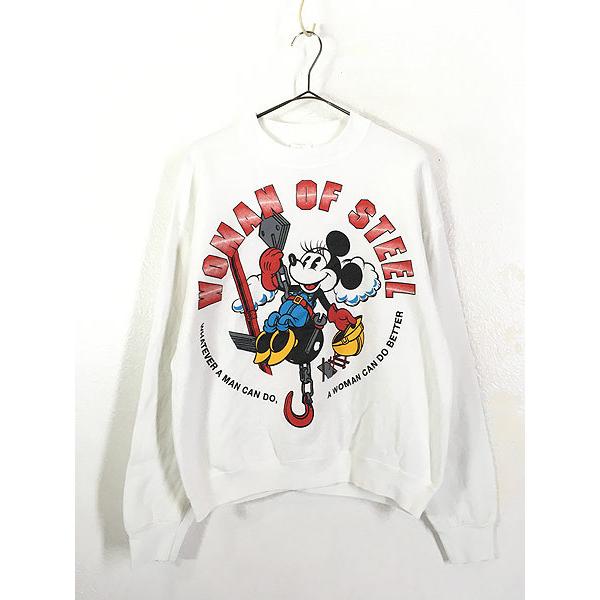 レディース 古着 90s Disney Woman Of Steel ミニー キャラクター スウェット トレーナー L 古着 22lap18c 古着屋ドラセナyahoo ショップ 通販 Yahoo ショッピング