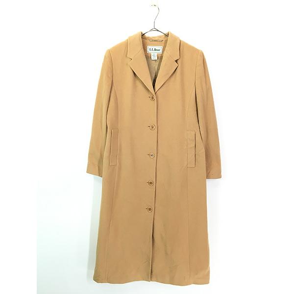 レディース 古着 90s LL Bean シンプル チェスター ウール カシミア