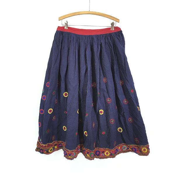 レディース 古着 60s インディアン ラバリ バンジャラ 刺しゅう  