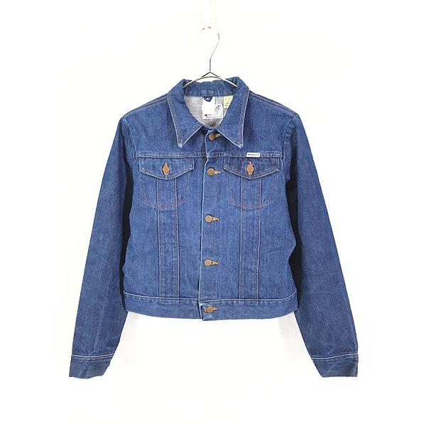 レディース 古着 70s USA製 Wrangler No Fault Denims ライト デニム