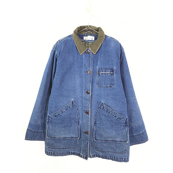 レディース 古着 90s LL Bean 「PRIMALOFT」 ライナー デニム
