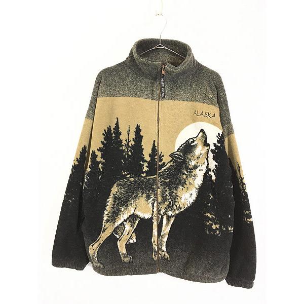 お買得限定品☆夏売れ筋 SOFARI COLLECTIONS オオカミ ウルフ 総柄 裏