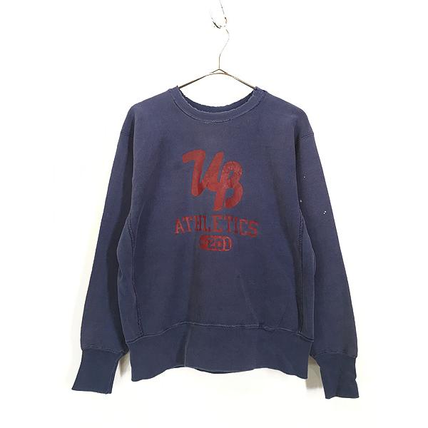 古着 70s USA製 Champion 単色 Reverse Weave 3段 & 4桁 カプセル 