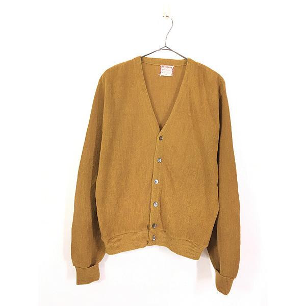 古着 60-70s USA製 McGREGOR 無地 ソリッド アクリル ニット 
