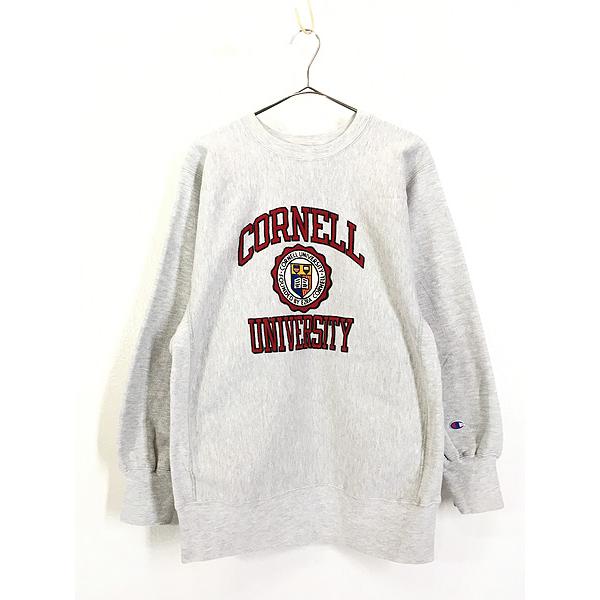 古着 90s USA製 Champion Reverse Weave 「CORNELL」 3段 カラー 