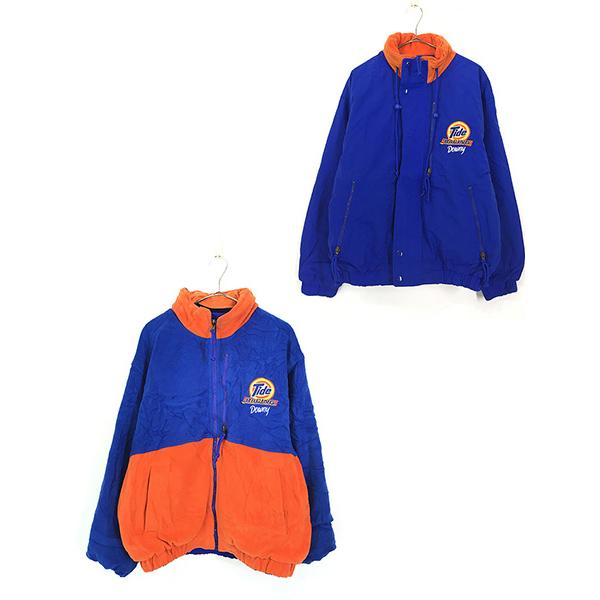 古着 90s Tide Downy Racing フリース × ナイロン リバーシブル 古着 90s Tide Downy Racing フリース × ナイロン リバーシブル