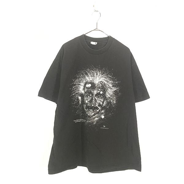 90s Einstein ビンテージTシャツL アインシュタイン蓄光