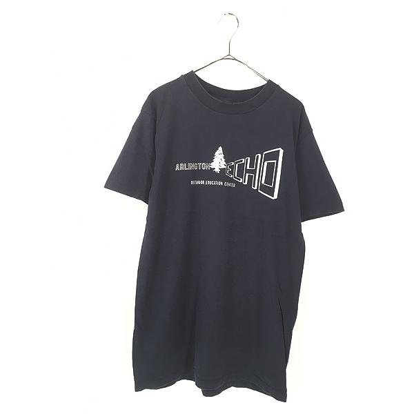 古着 80s USA製 Champion 「ARLINGTON ECHO」 アウトドア 教育 