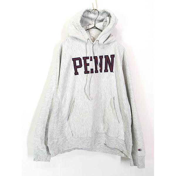 古着 00s Champion Reverse Weave 「PENN」 両面 プリント リバース 