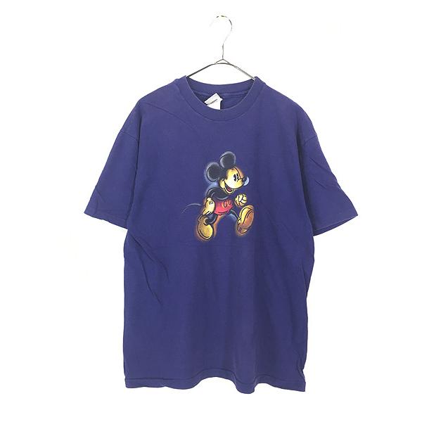 古着 90s USA製 Disney Mickey ミッキー スプレー ペイント風 古着 90s USA製 Disney Mickey ミッキー スプレー ペイント風