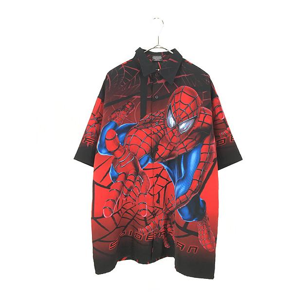 古着 00s MARVEL SPIDER MAN スパイダーマン アメコミ 半袖 古着 00s MARVEL SPIDER MAN スパイダーマン アメコミ 半袖