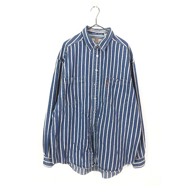 古着 90s Levi's マルチ ストライプ 100% コットン デニム 古着 90s Levi's マルチ ストライプ 100% コットン デニム