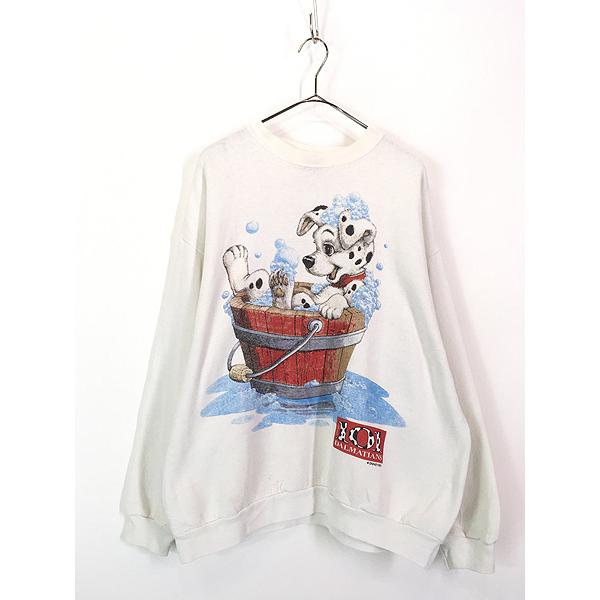 古着 90s Disney 101匹 ワンちゃん ダルメシアン スウェット