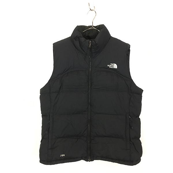 THE NORTH FACE ダウンベスト ブラック 700フィルパワー 古着 TNF The North Face 700 フィルパワー ヌプシ ダウン