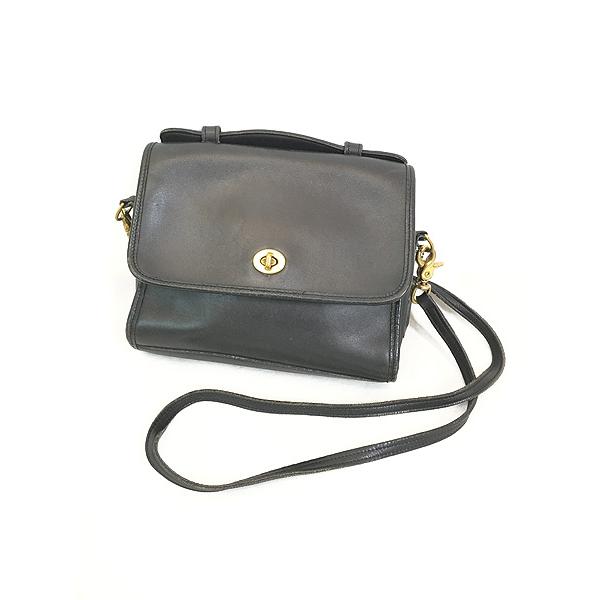 雑貨 古着 90s USA製 OLD COACH 本革 レザー フラップ 2way ショルダー 