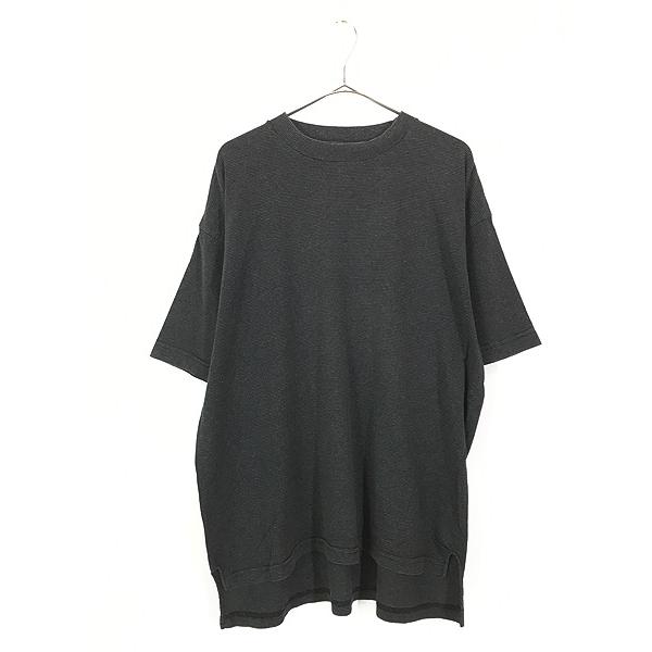 古着 90s Marlboro マルボロ 黒×グレー ボーダー Tシャツ XL位 : 古着 