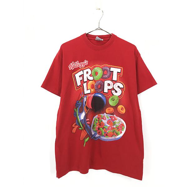 古着 Kellogg ケロッグ サム シリアル コーンフレーク 企業 Tシャツ L 