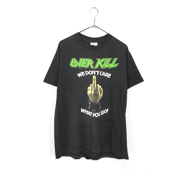 古着 80s Overkill 「!!!Fuck You!!!」 ヘヴィ メタル ロック 古着 80s Overkill 「!!!Fuck You!!!」 ヘヴィ メタル ロック